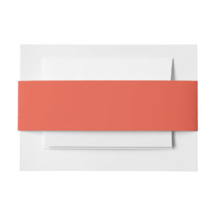 Sinaasappel Rood #EC553E mailing accessoires Uitnodigingen Wikkel