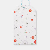 Sinaasappel & Rood Pizza Cadeau Labels Cadeaulabel (Achterkant)