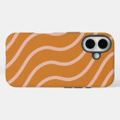 Sinaasappel & Roze Zomer Haze iPhone / iPad case (Achterkant (horizontaal))
