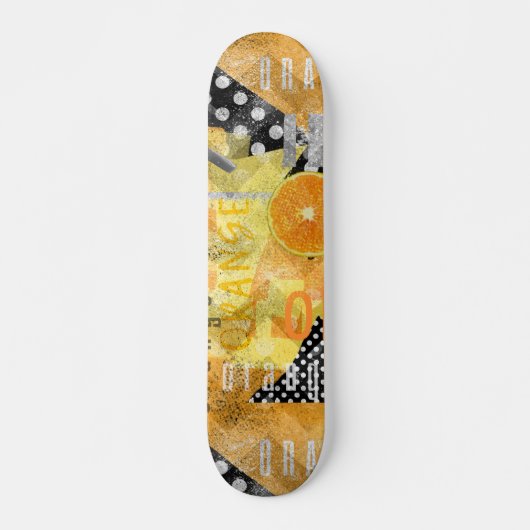 Sinaasappel Skateboard (Voorkant)
