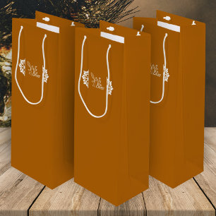 Sinaasappel Specerij, Witte Sneeuwvlokken, Bedrijf Wijn Cadeautas