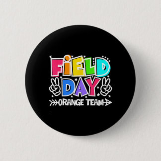 Sinaasappel Team Hier Voor Field Day Fun Day 2026 Ronde Button 5,7 Cm