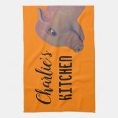 sinaasappel theedoek (Verticaal)