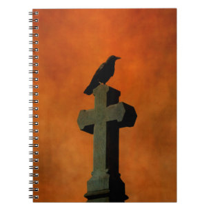 Sinaasappel van Halloween Notitieboek