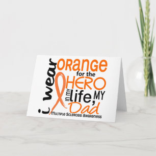Sinaasappel voor Hero 2 Dad MS multiple sclerose Kaart