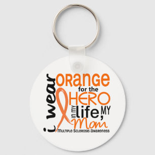 Sinaasappel voor Hero 2 Mam MS multiple sclerose Sleutelhanger