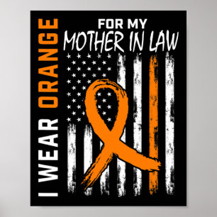 Sinaasappel voor mijn schoonmoeder Leukemie Kanker Poster