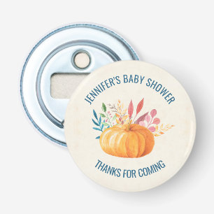Sinaasappel Waterverf Herfst verzegeling Baby show Button Flesopener