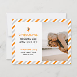 Sinaasappel We hebben gestreepte bewegende foto ve