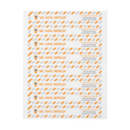 Sinaasappel we hebben gestreepte verplaatsen verpl