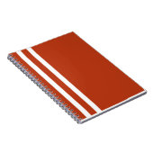 Sinaasappel & Witte strepen Notitieboek (Rechterzijde)