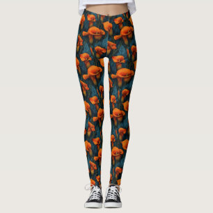 Sinaasappel Workout Kleding Calla lelie Thema Cade Leggings