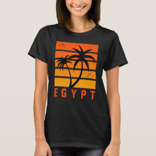  Sinaasappel zonneschijn voor vrouwen in Egypte T-shirt