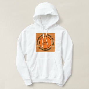 Sinaasappel Zwart Modern Spooky Seizoen Halloween Hoodie