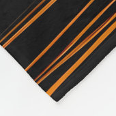 Sinaasappel, zwart, silhouet heks, aangepaste bijs fleece deken (Hoek)