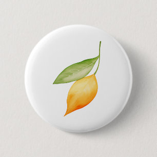 Sinaasappelblad Ronde Button 5,7 Cm