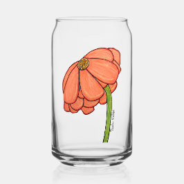 Sinaasappelbloem Blikvorm Glas