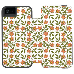 Sinaasappelbloemen, bloempatroon, groen, Boho