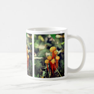 Sinaasappelkleurige Paddenstoelen Natuur Koffiemok