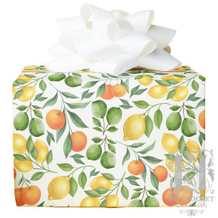 Sinaasappelpapiers Cadeaupapier
