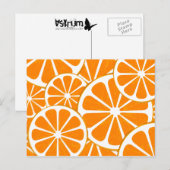 sinaasappels. briefkaart (Voorkant / Achterkant)