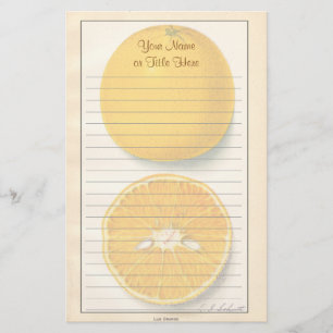 Sinaasappels briefpapier