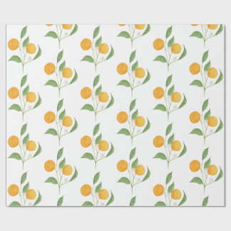 sinaasappels cadeaupapier