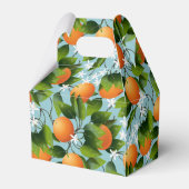 Sinaasappels Citrus Fruit Bloemen Party Bedankdoosjes (Achterkant)