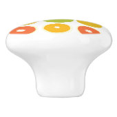 Sinaasappels Citrus Fruits Food Pattern Keramische Knop (Zijkant)