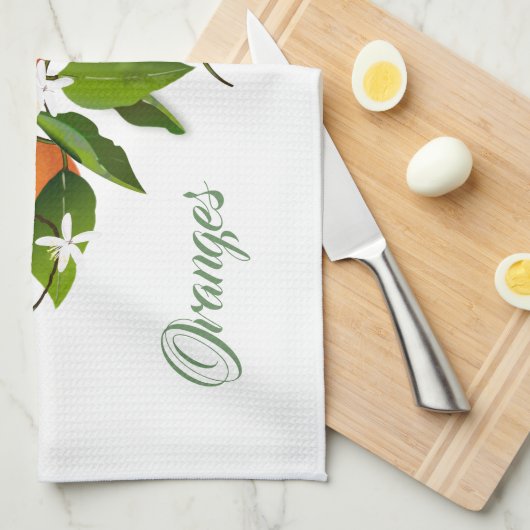 Sinaasappels Citrusvruchten Botanisch Theedoek (Quarter Fold)