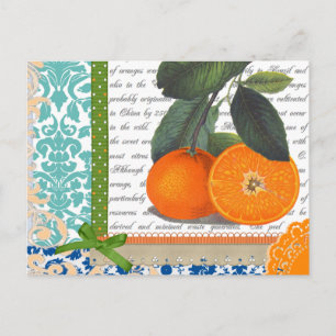  Sinaasappels Collage Briefkaart