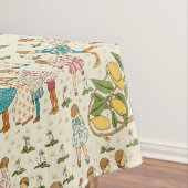 Sinaasappels en luiers Nursery Rhyme Pattern Tafelkleed (Voorbeeld)