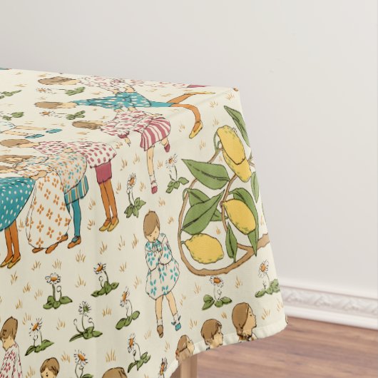  Sinaasappels en luiers Nursery Rhyme Pattern Tafelkleed (Voorbeeld)