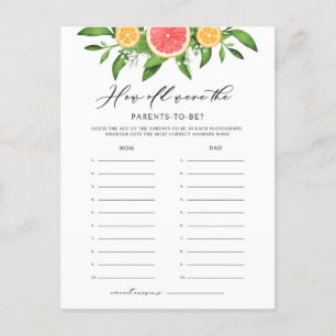 Sinaasappels en pompelmoezen Hoe oud was de Kaart