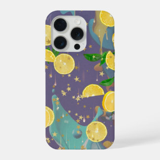 Sinaasappels en verfspatten iPhone 15 pro hoesje