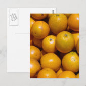Sinaasappels fruit Florida markt sinaasappel Briefkaart (Voorkant / Achterkant)