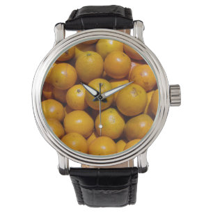 Sinaasappels fruit Florida markt sinaasappel Horloge