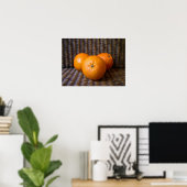 sinaasappels in een mand compositie poster (Thuiskantoor)