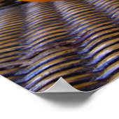 sinaasappels in een mand compositie poster (Hoek)