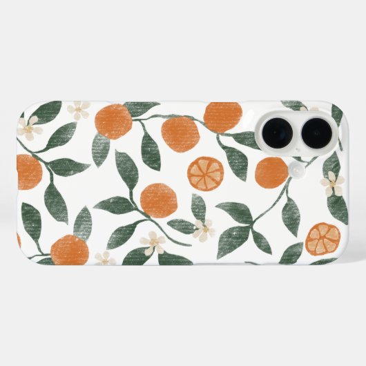 Sinaasappels iPhone Case (Achterkant (horizontaal))