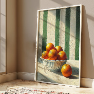 Sinaasappels Keuken Fruit Zomer Trendy Muur Poster