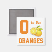 Sinaasappels Magneet (Voorkant / Achterkant)
