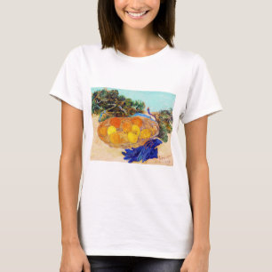 Sinaasappels met blauwe handschoenen, Van Gogh T-shirt