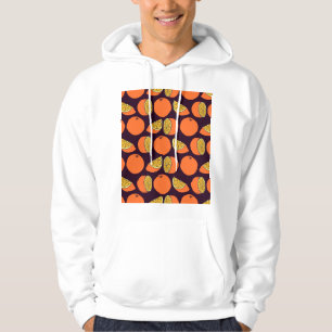 Sinaasappels naadloos patroon, textuur. hoodie