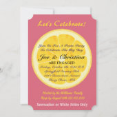 Sinaasappels & Nantucket Red Fiesta Cocktail Party Kaart (Voorkant)