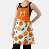 Sinaasappels Patroonmonogram Schort (Insitu)