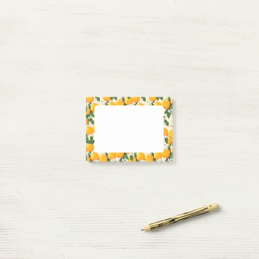 Sinaasappels Post-it® Notes (Op bureau)