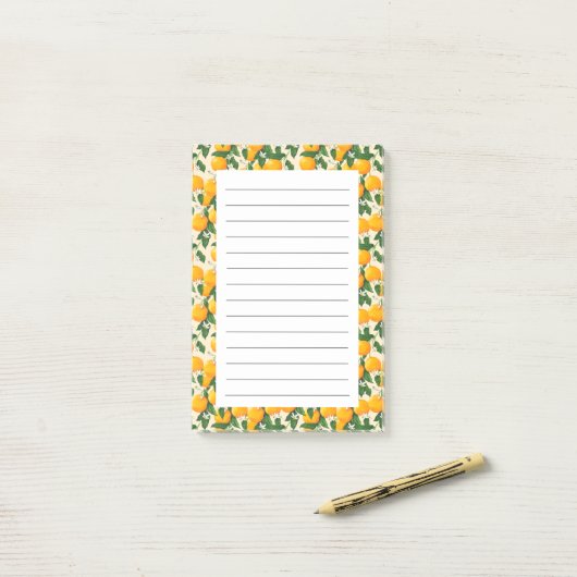 Sinaasappels Post-it® Notes (Op bureau)
