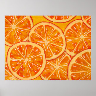 Sinaasappels Poster