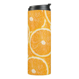 Sinaasappels tumbler thermosbeker